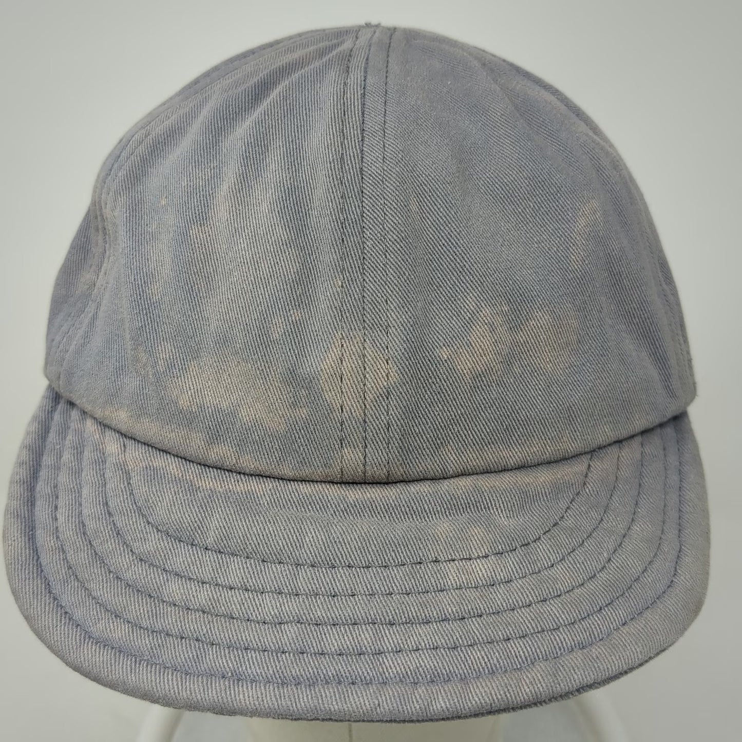 Gegeen Domog Baseball Cap Gray One Size Distressed Short Brim Toggle Strap Hat