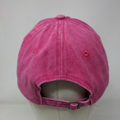 Thick Thighs x Thin Patience Slideback Hat Pink One Size Adjustable Embroidered