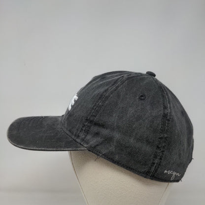 Home Free Oregon Slideback Hat Gray OSFM Embroidered Adjustable Vented Holes