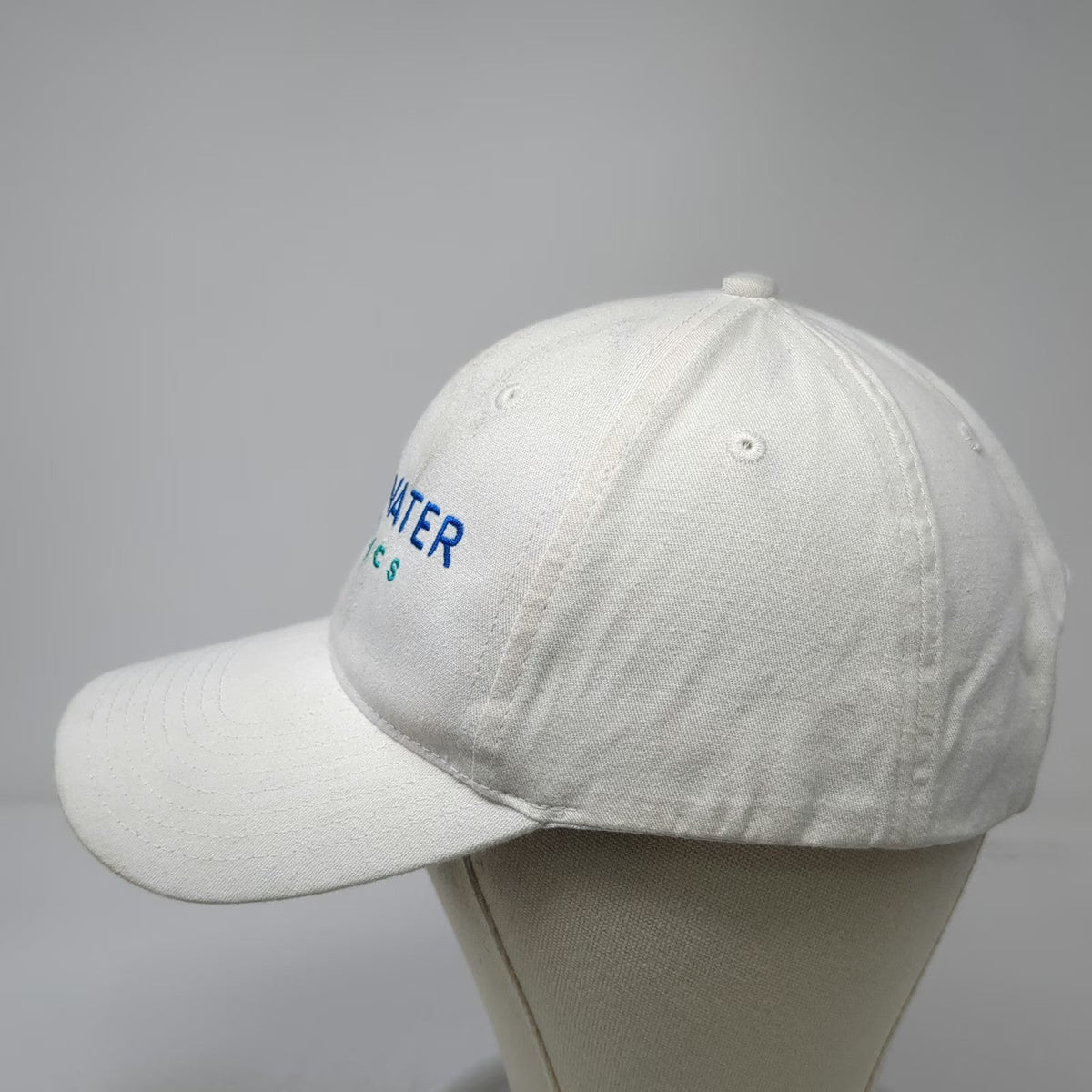 Hit Clearwater Analytics Baseball Cap White One Size Cotton Strapback Hat