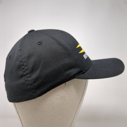 Bryson Fitted Hat Black S/M Flexfit Embroidered 6 Panel Port Authority