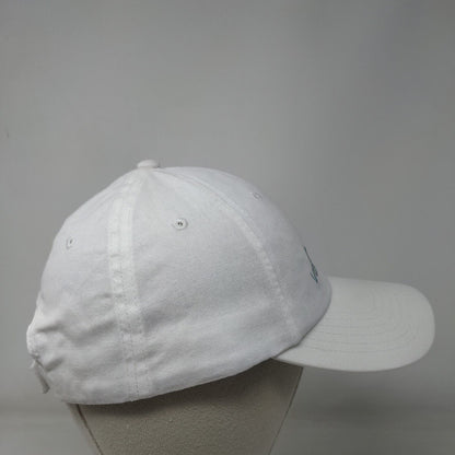 Vitamin Sea Strapback Hat White OSFM Adjustable Embroidered 6 Panel Cotton