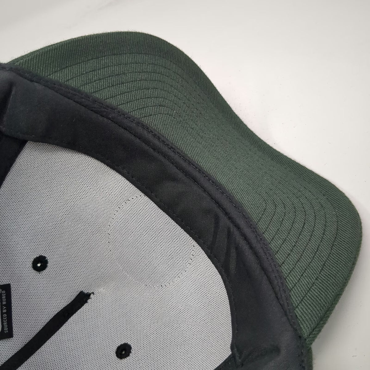 Brixton 5 Panel Gray Hat One Size Snapback Shield Patch Wool Blend MFG CO Cap