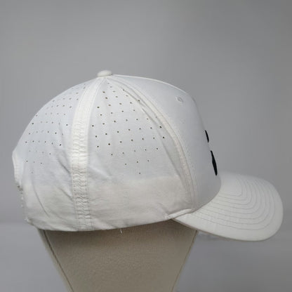 Diadem Trucker Hat White One Size Snapback Laser Cut Performance Sports Tennis
