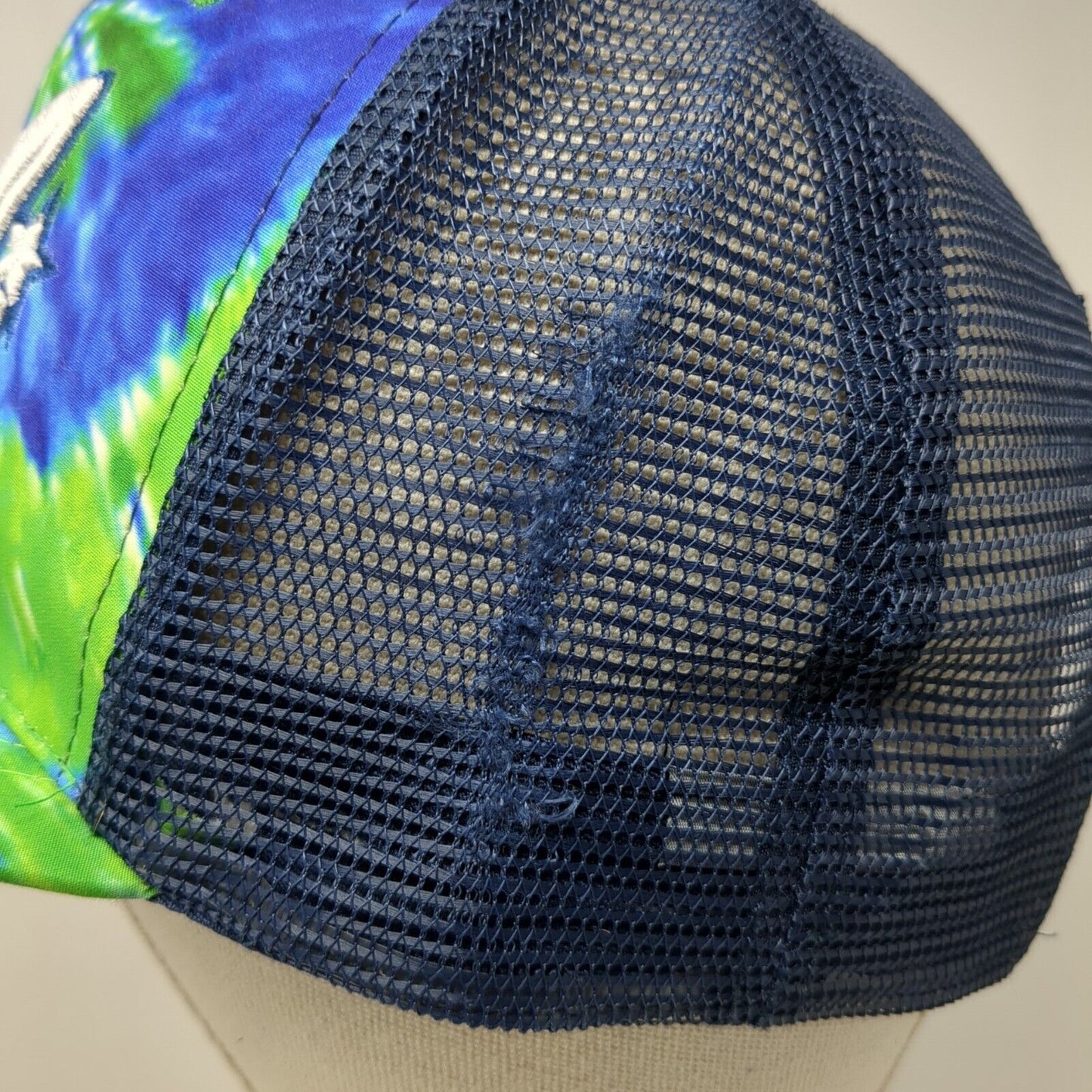 Cali Snapback Mesh Back Trucker Hat Multi One Size Tie Dye Pit Bull