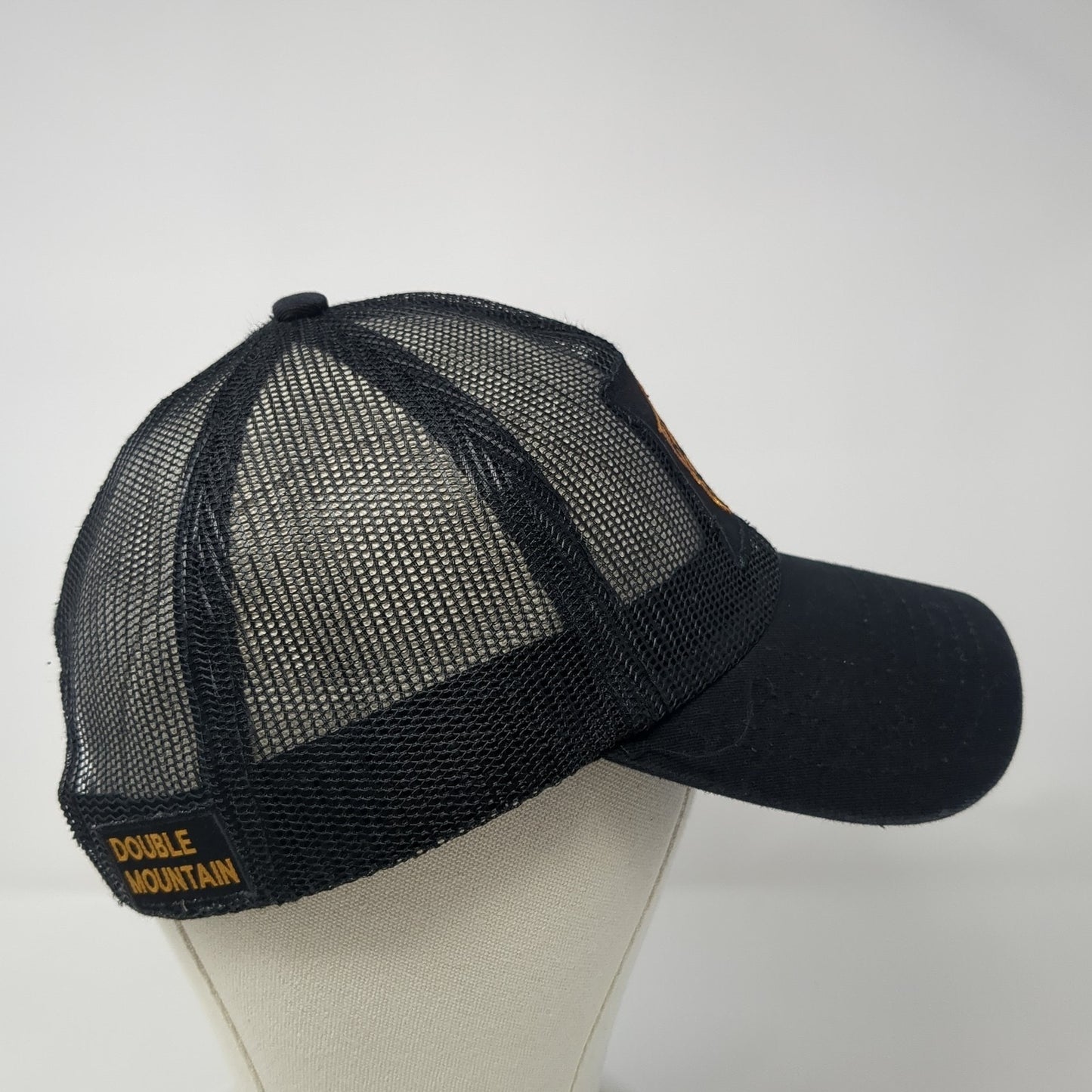 Brewery Snapback Trucker Hat Black One Size Adjustable Embroidered Mesh Back
