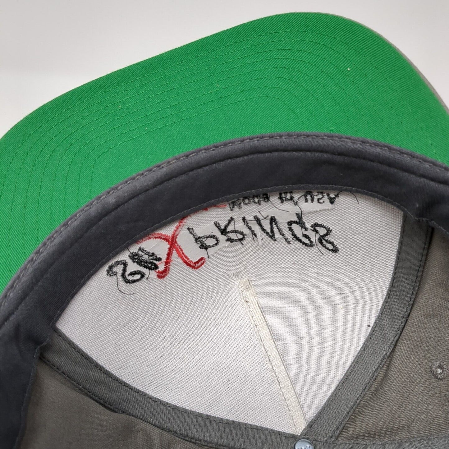 Slixprings Made in USA Since 2008 Snap Back Hat Gray One Size Adjustable Yupoong