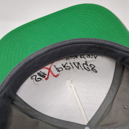 Slixprings Made in USA Since 2008 Snap Back Hat Gray One Size Adjustable Yupoong
