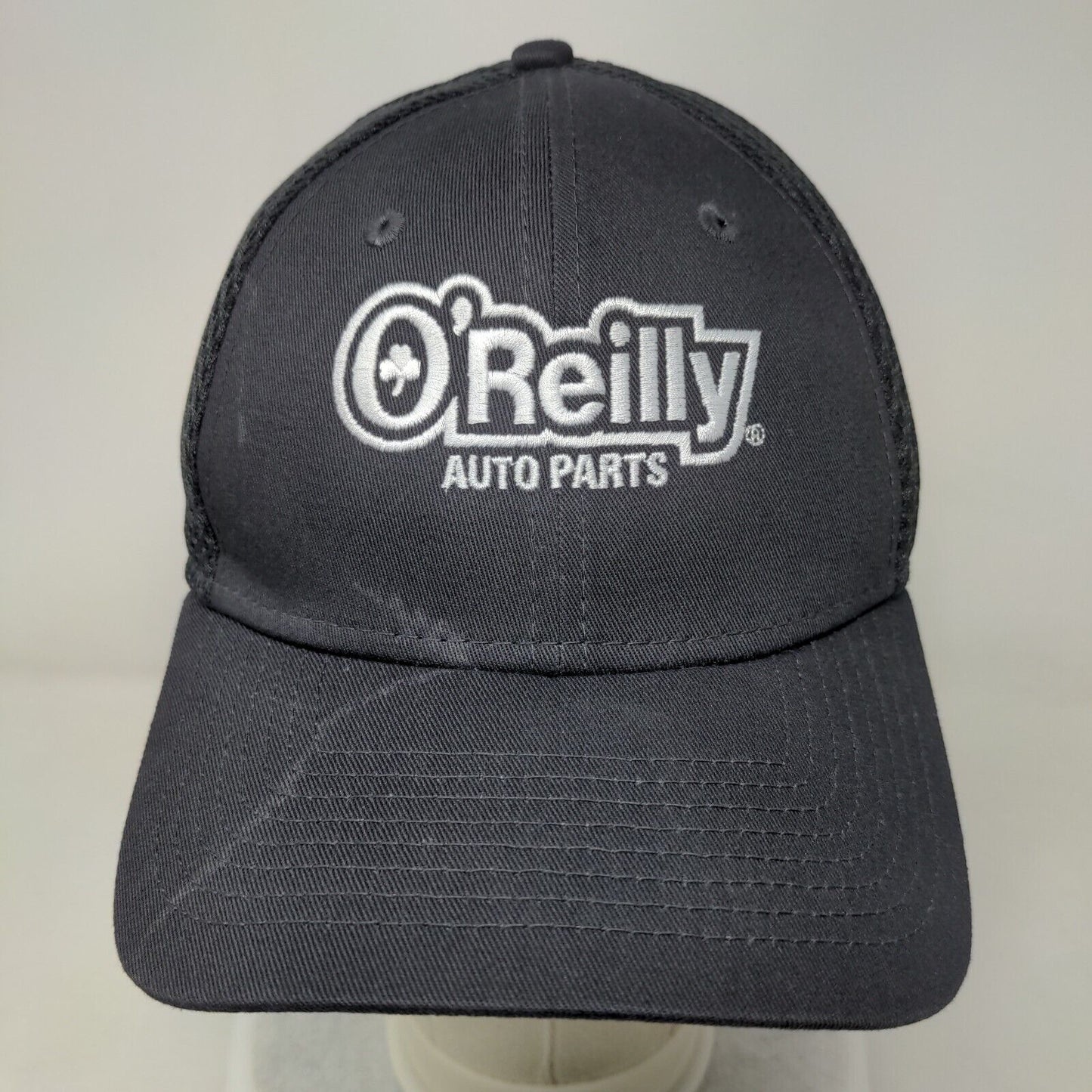 O'Reilly Auto Parts Mesh Back Fitted Hat Gray Medium/Large New Era