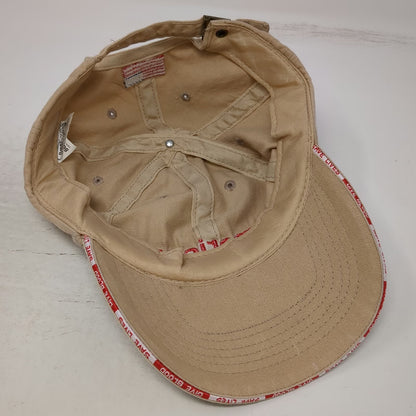 OmniSource American Red Cross Baseball Cap Beige OSFM Flag Give Blood Cotton Hat