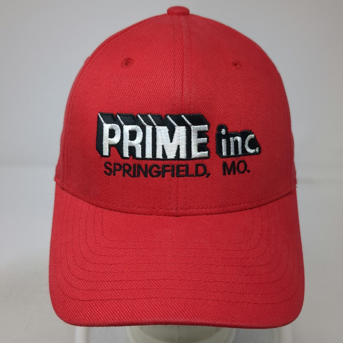 Flexfit Baseball Cap Red M Prime Inc Trucking Springfield Missouri Hat