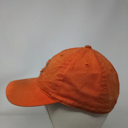 Reebok Chicago Bears Fitted Hat Small Orange Embroidered Logo NFL Cotton