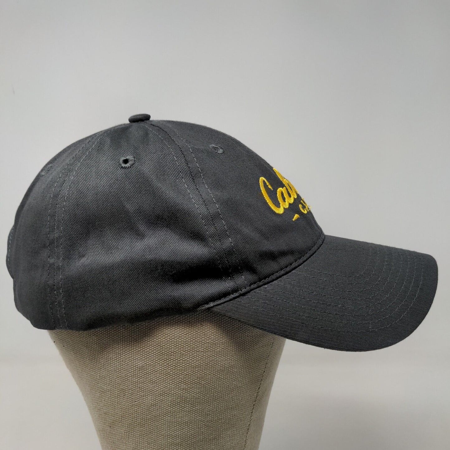 Cabela's Club Men's Slideback Hat Gray OSFM Embroidered Logo