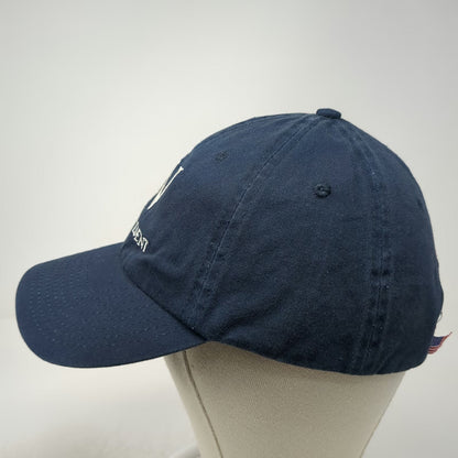 Bayside Baseball Cap Blue One Size W The President USA Made Strapback Navy Hat