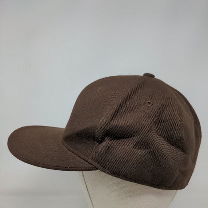 Hatco Fitted Hat Brown Size 7 3/8 Premium Original Flat Vented Holes Blank