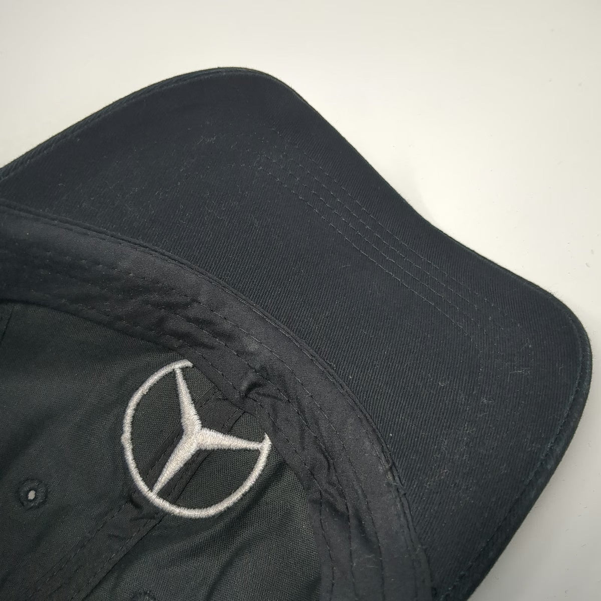 Mercedes-Benz Baseball Cap Black One Size Slideback Embroidered Logo Cotton Hat