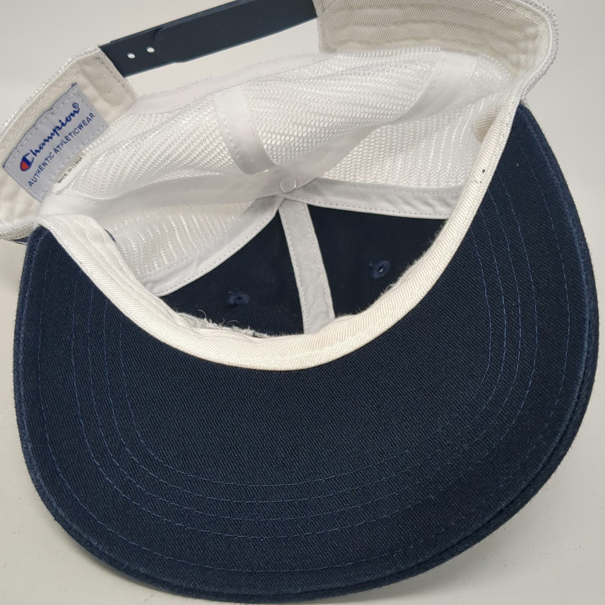 Champion Trucker Hat Blue One Size Hershey's Embroidered Mesh Snapback Logo Cap