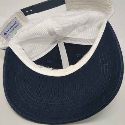 Champion Trucker Hat Blue One Size Hershey's Embroidered Mesh Snapback Logo Cap