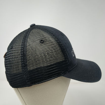 Carhartt Trucker Hat Black Gray One Size Mesh Back Snapback Embroidered Logo