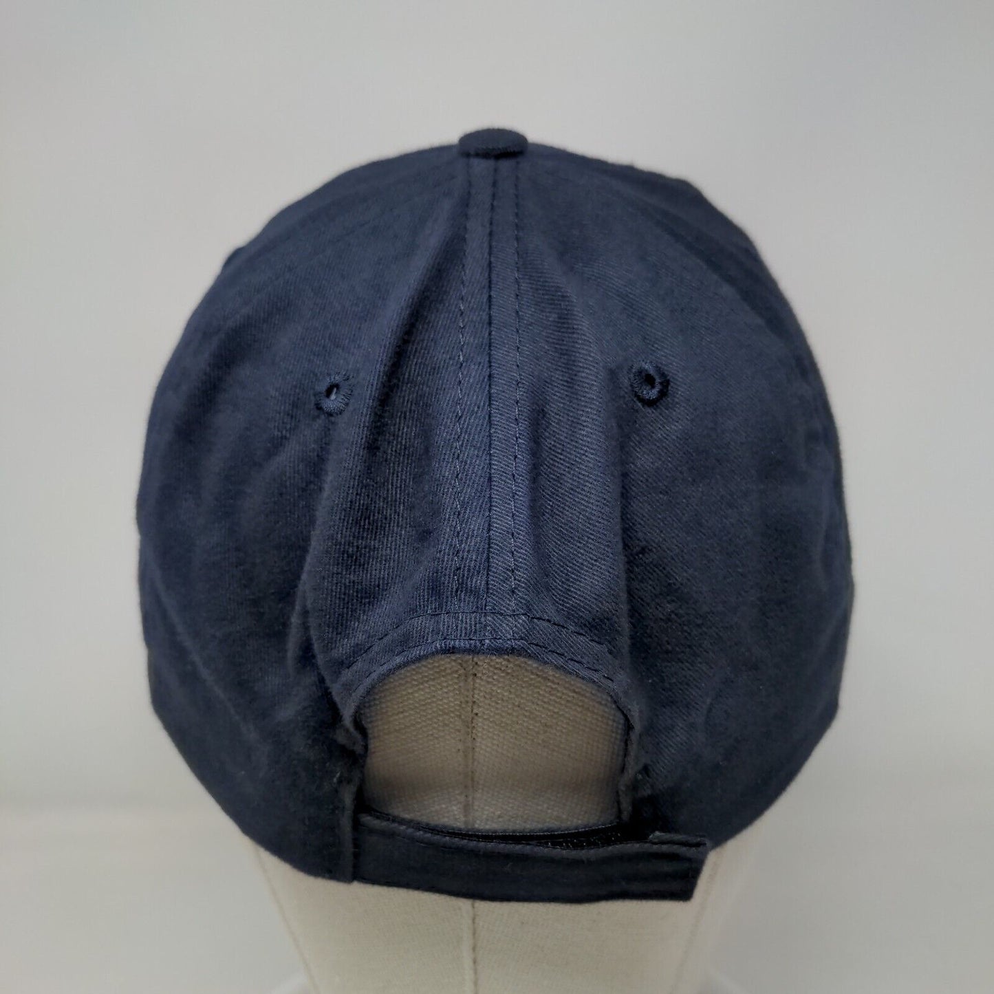 Hooked On Atlas Lighting Products Strapback Hat Blue One Size Embroidered