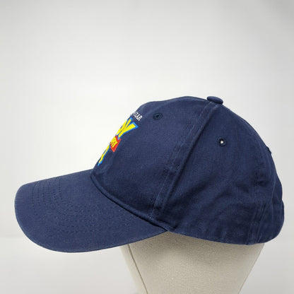 Disney Pixar Toy Story 4 Strapback Hat Blue OS Adjustable Embroidered Cotton