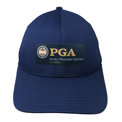PGA Rocky Mountain Section Foundation Strapback Hat Blue One Size Adjustable