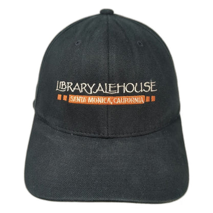 Flexfit Baseball Cap Black M Library Alehouse Santa Monica CA Main Street Hat