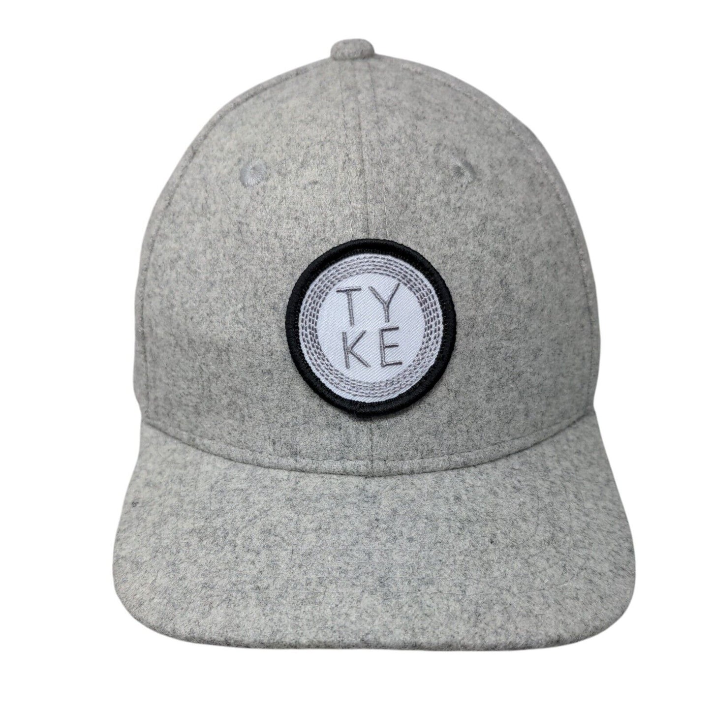 TYKE & CO Patch Snapback Hat Gray Toddler Adjustable Vent Holes