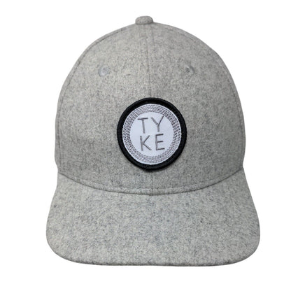 TYKE & CO Patch Snapback Hat Gray Toddler Adjustable Vent Holes