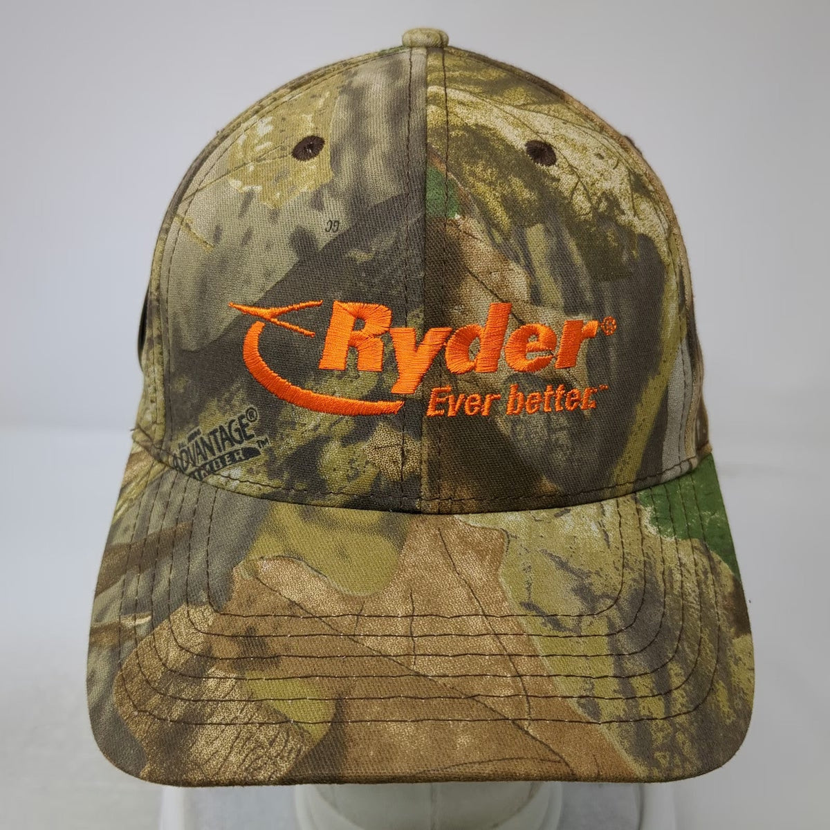 Cap America Baseball Cap Green Brown One Size Ryder Camo Realtree Advantage Hat
