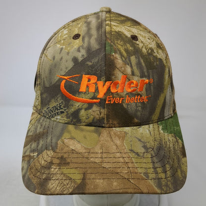 Cap America Baseball Cap Green Brown One Size Ryder Camo Realtree Advantage Hat