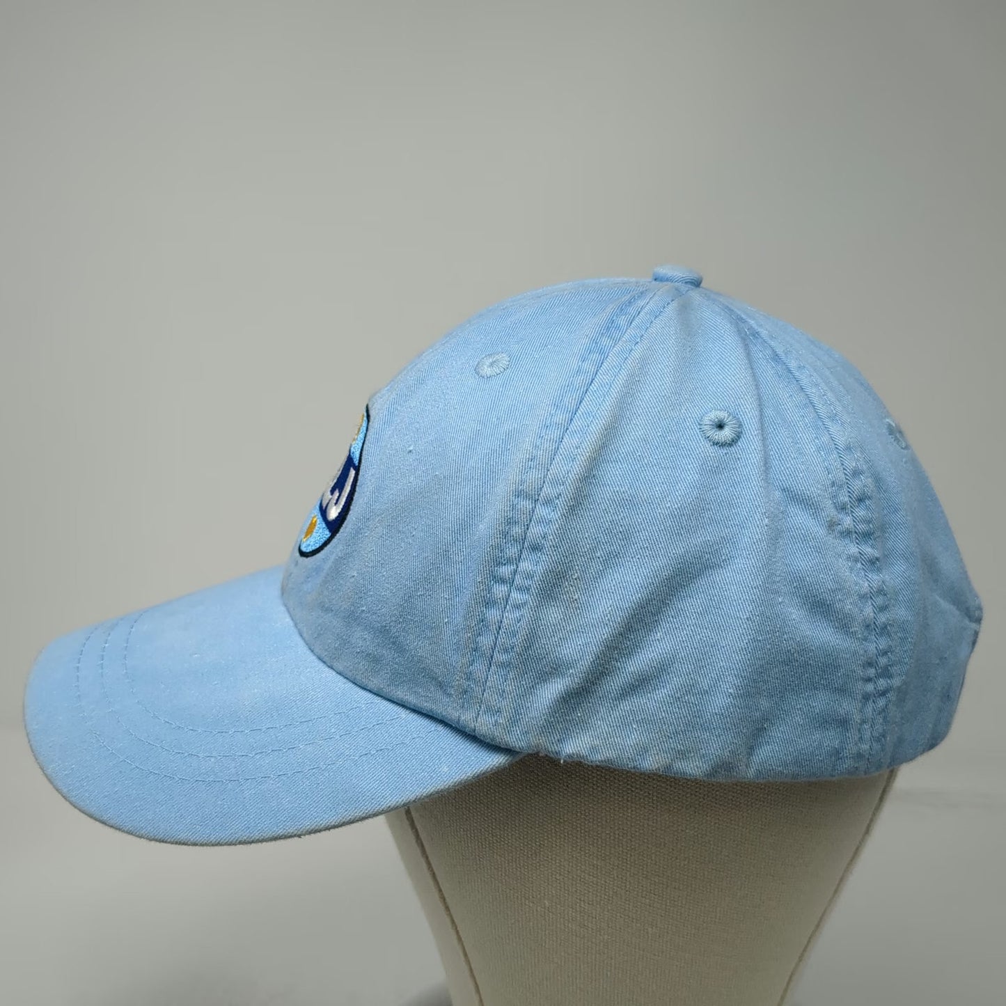 Adams Baseball Cap Blue One Size Live Like Jonathan Leather Strapback Hat