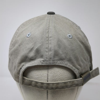 Port Authority Baseball Cap Beige Gray One Size FRAM Two-Tone Embroidered Hat