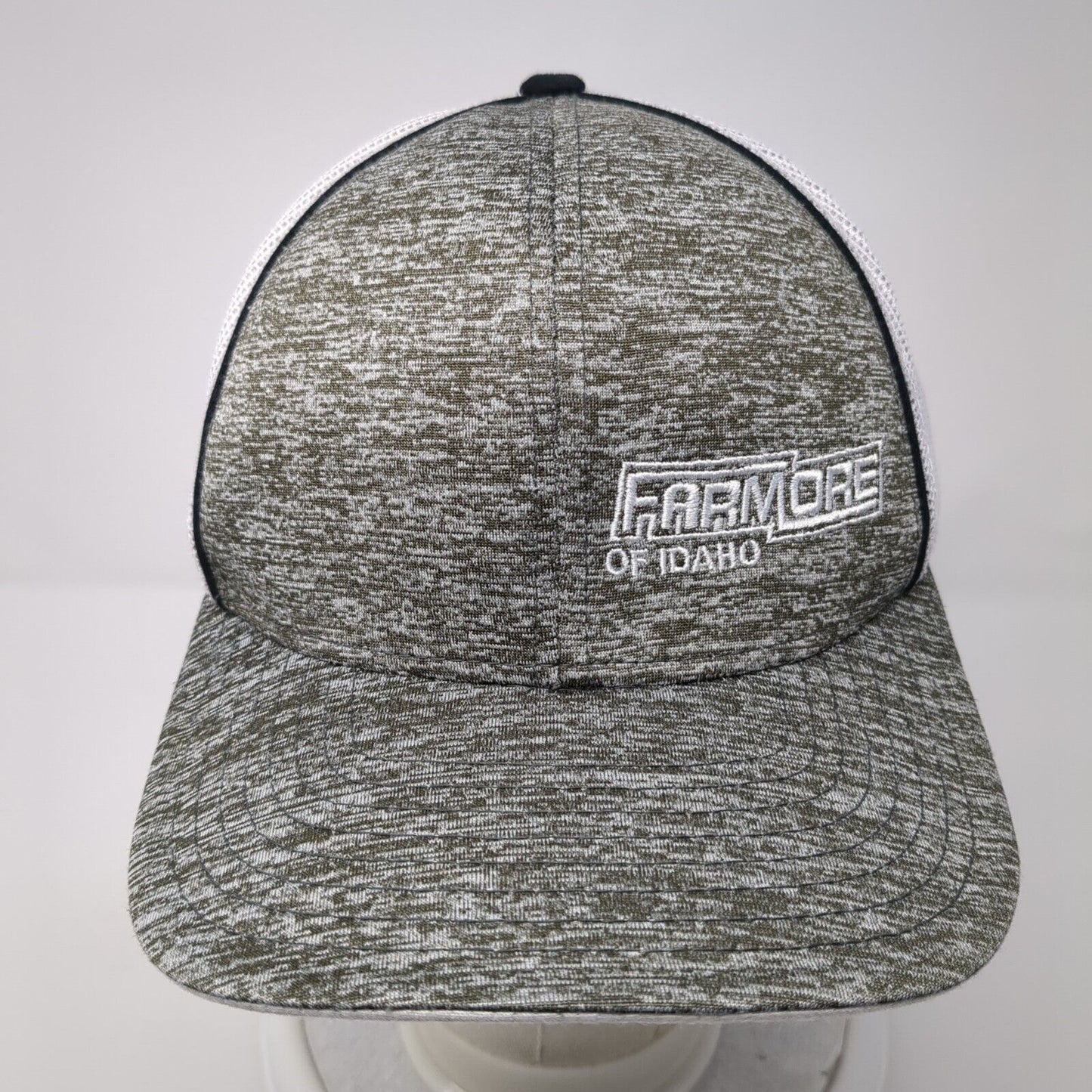 Farmore of Idaho Reinko Snapback Trucker Hat Gray One Size Mesh Back