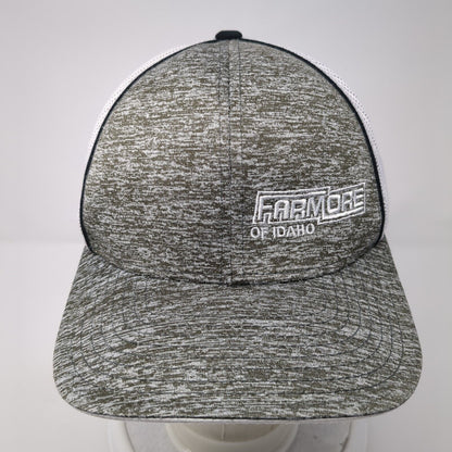 Farmore of Idaho Reinko Snapback Trucker Hat Gray One Size Mesh Back