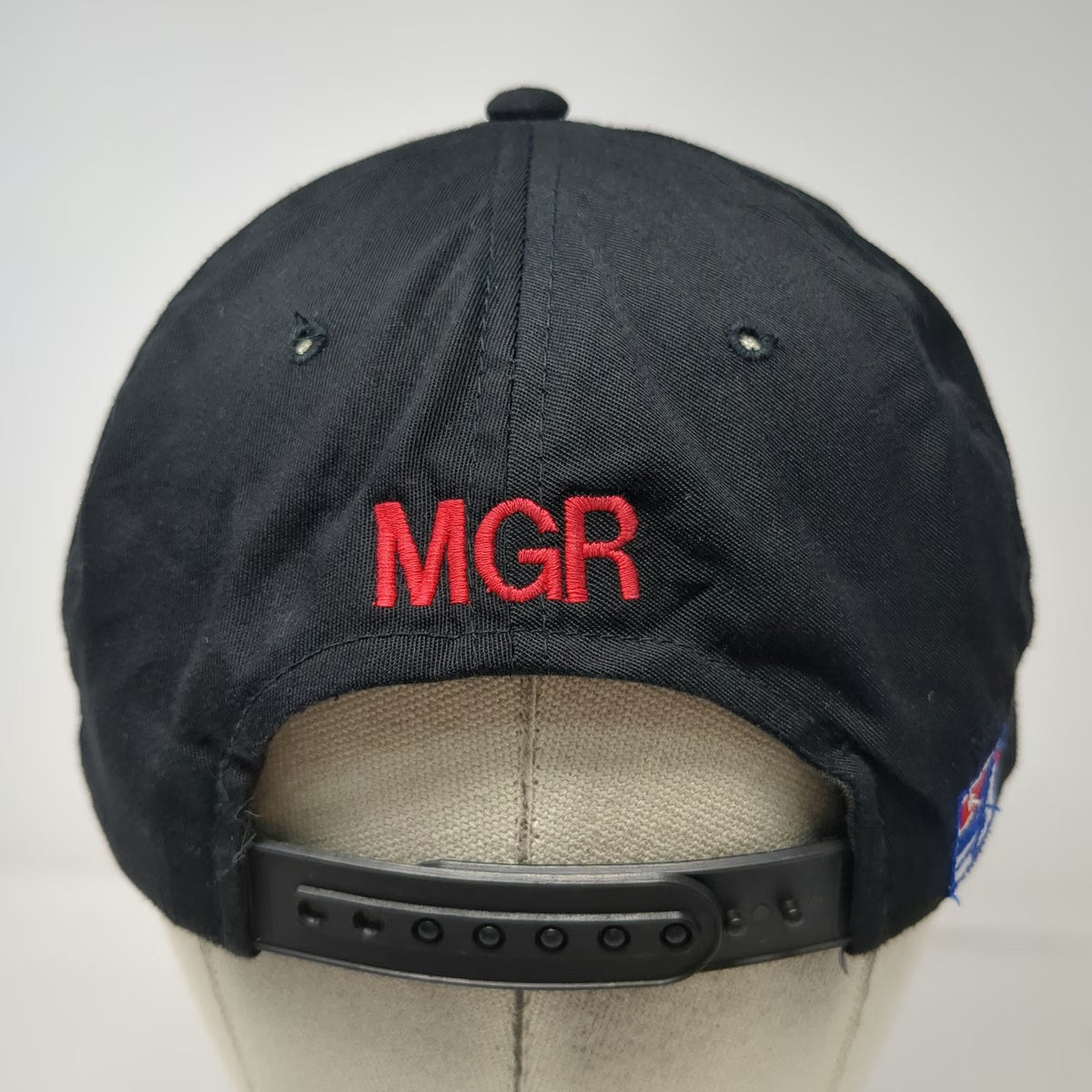 The Game Snapback Hat Black One Size Rams Hockey Green Underbrim MGR Embroidered