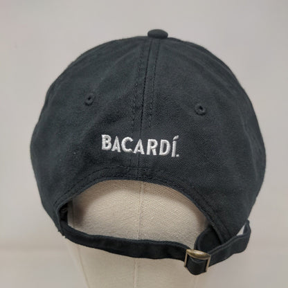 Rum + Cola Bacardi Slideback Hat Black OSFM Adjustable Otto Logo