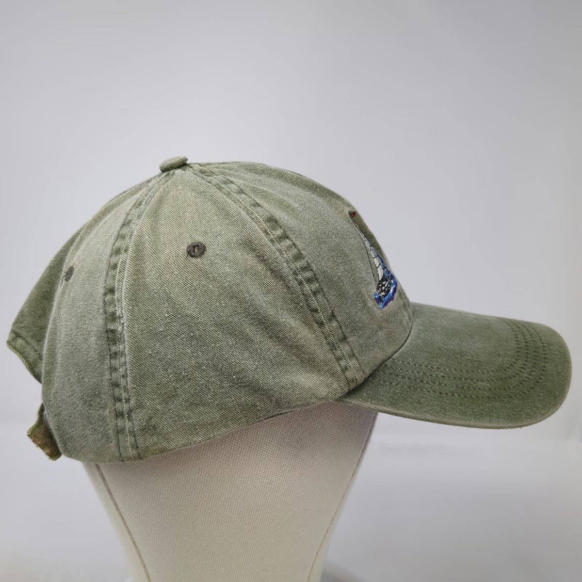 JHATS Naples Florida Sailboat Green One Size Baseball Cap Strapback Nautical Hat