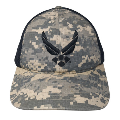 US Air Force Strapback Baseball Cap Multicolor One Size Adjustable Camouflage