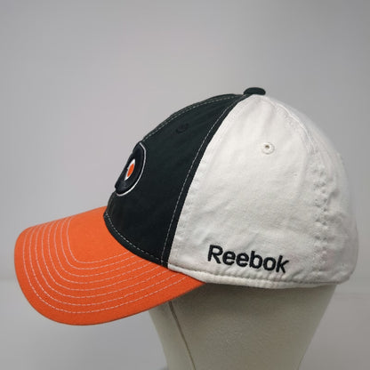 Philadelphia Flyers NHL Reebok Baseball Cap Black White Orange One Size Logo