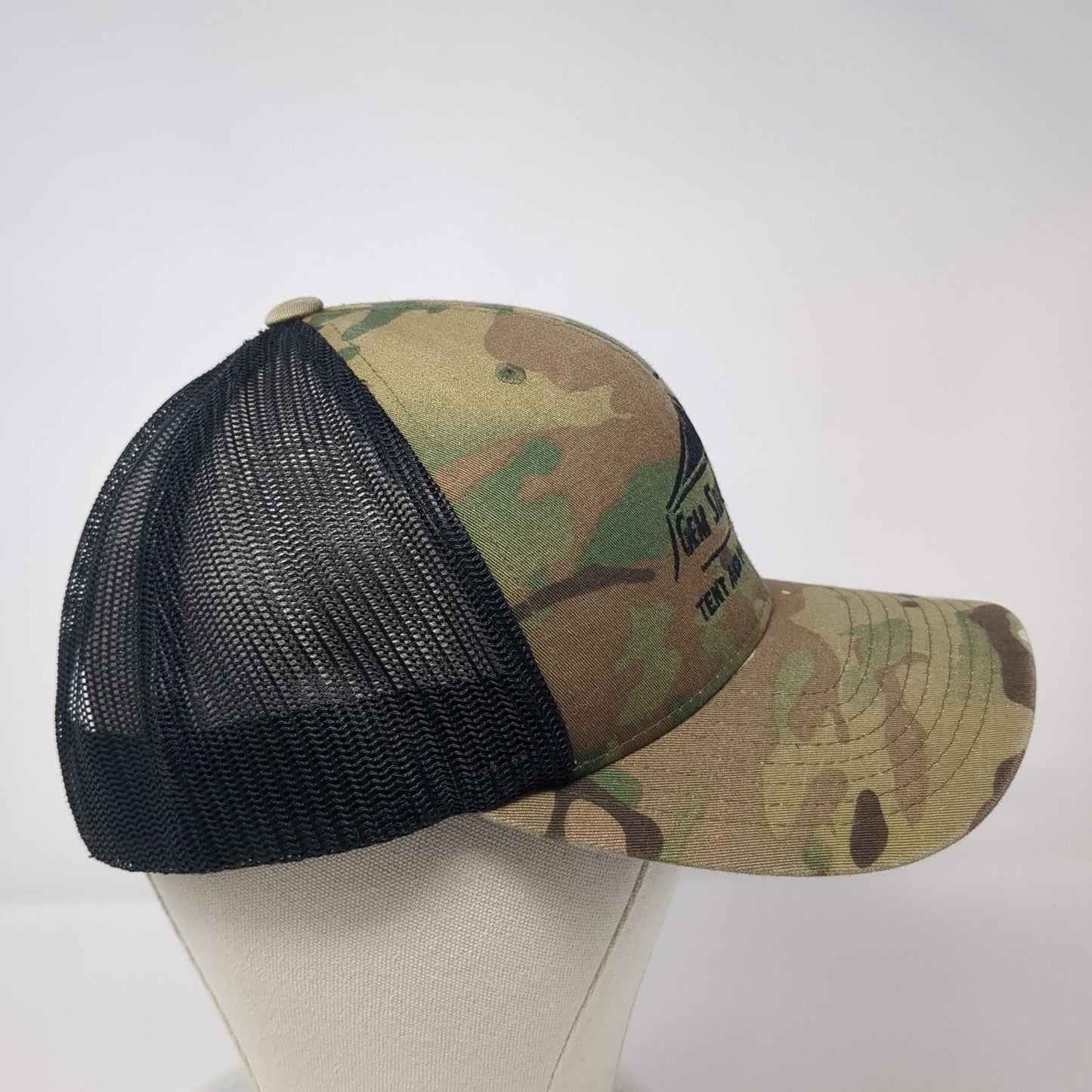 Gem State Events Trucker Hat Multicolor One Size Adjustable Mesh Back Camouflage