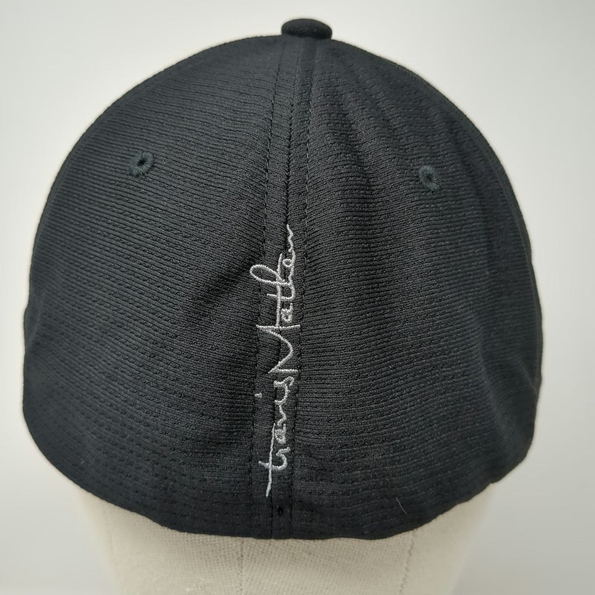 TravisMathew Baseball Cap Black XL Flexfit Capita Logo Signature Golf Sport Hat