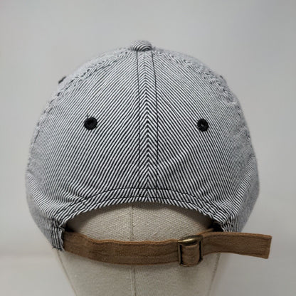 Unbranded Slideback Hat Multicolor OSFM Adjustable Pinstripe Vented Holes