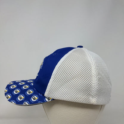 CAF Challenged Athletics Foundation Fitted Trucker Hat Blue One Size Mesh Back