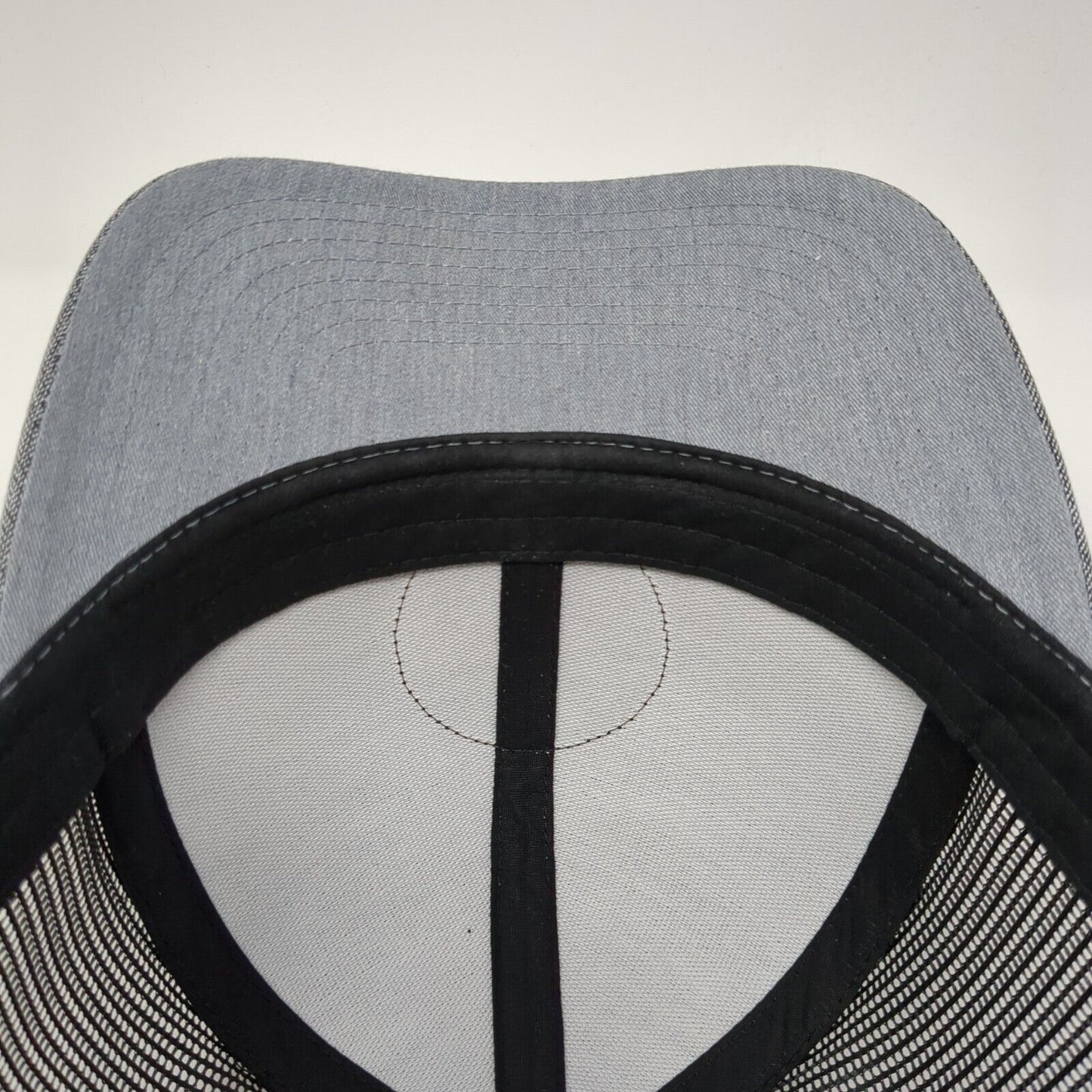 Mill 95 Snapback Trucker Hat Gray One Size Mesh Back Pacific Headwear