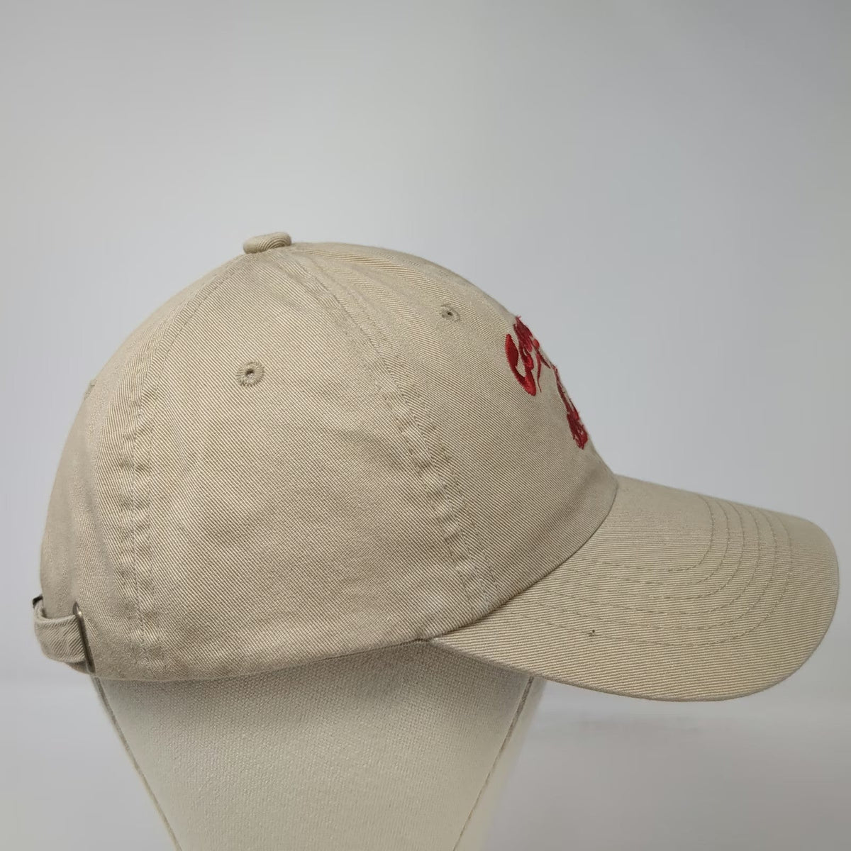 Sportsman Washington State Cougars NCAA Beige One Size Hat 2003 Holiday Bowl Red