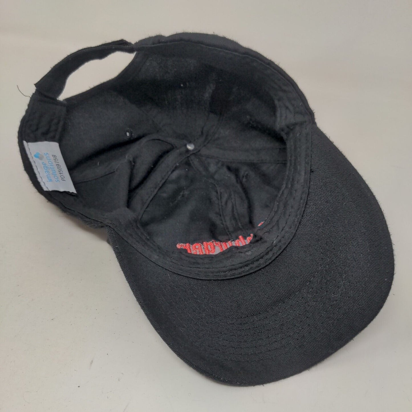 Smashburger Strapback Hat One Size Black Adjustable Strap Image Solutions