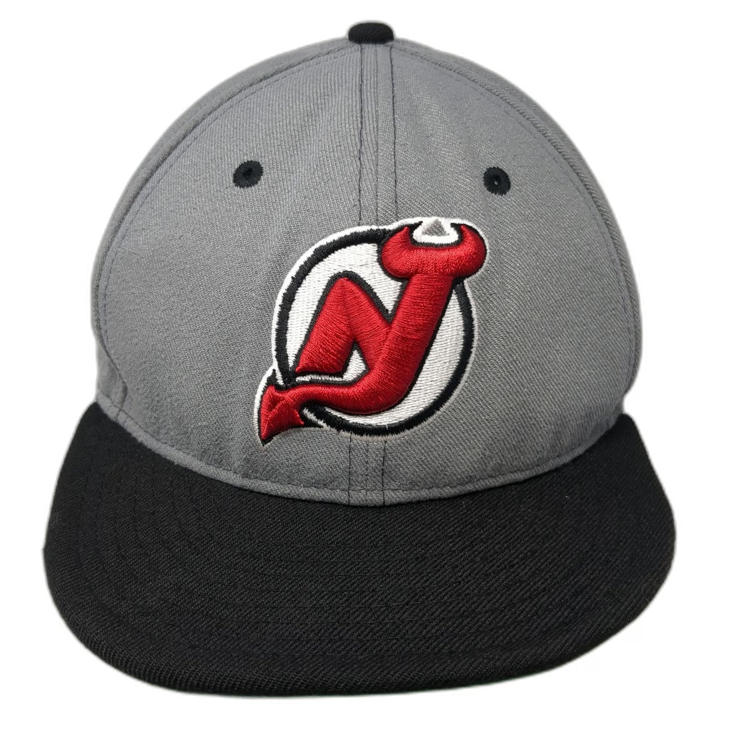 New Jersey Devils NHL New Era Snapback Hat Gray Black Red One Size Flat Brim