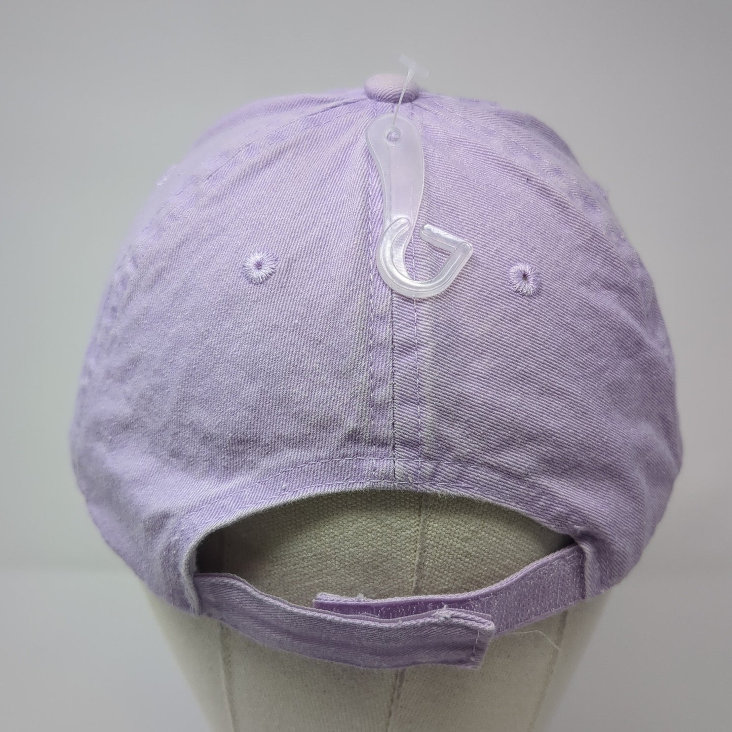 Unbranded Strapback Baseball Cap Purple One Size Adjustable 6 Panel Blank