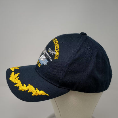 The Corps Blue USS Dwight D Eisenhower CVN 69 Scrambled Eggs Baseball Cap Hat OS